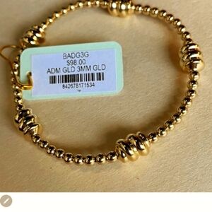 enewton Admire Gold 3mm Bead Bracelet NWT